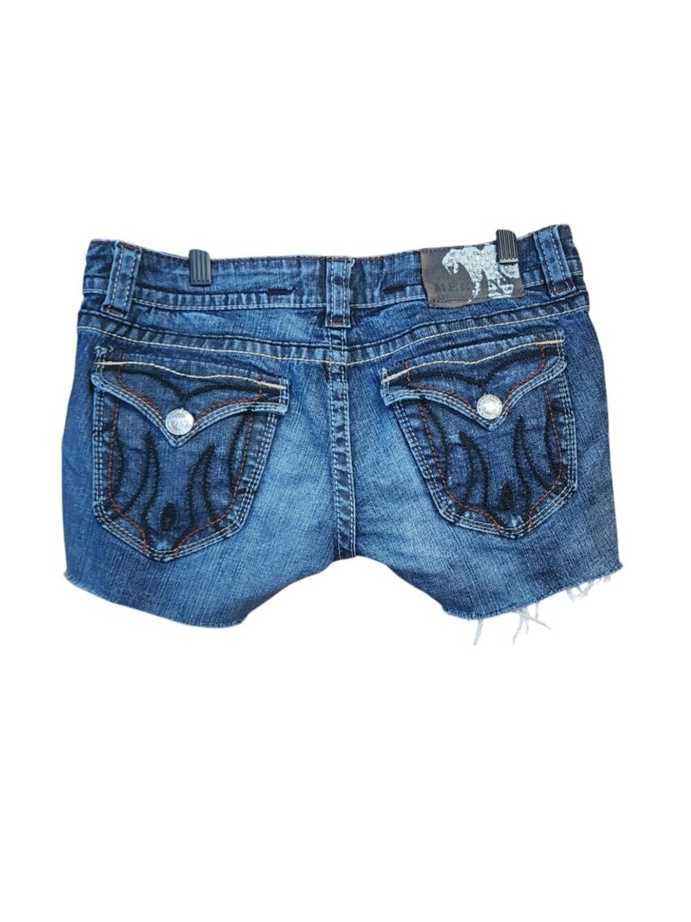 MEK Denim Jean Shorts Cut Off short shorts Womens size 27 - Picture 2 of 5